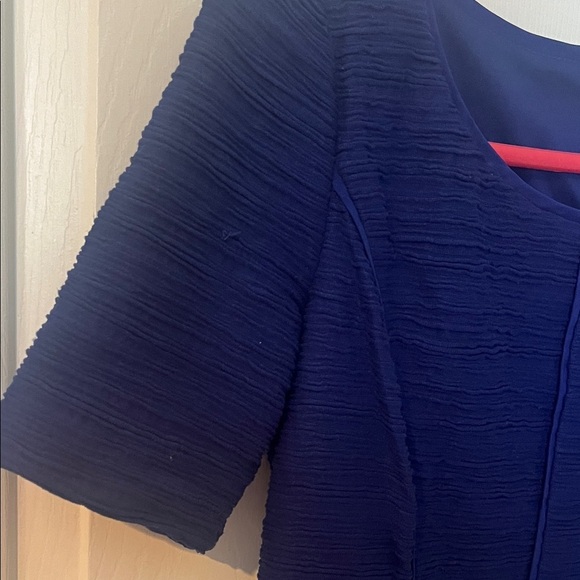 MAEVE Elegant Royal Blue Short Sleeve Dress women’s size 4 Petite - Picture 4 of 7